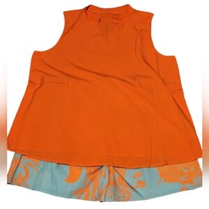NWT Women's Orange and Blue Outfit